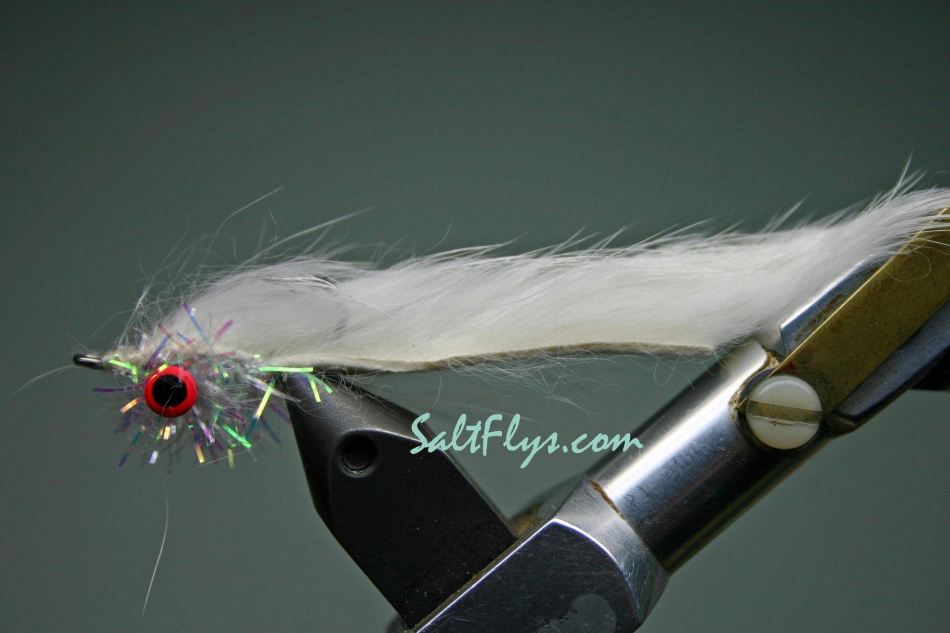 Bunny Bird Blanc/Gris 2/0 Saltwater Flies 