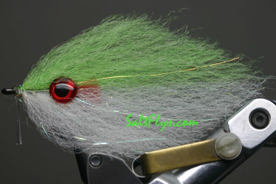 EP Fiber Chartreuse & White Deceiver Fly